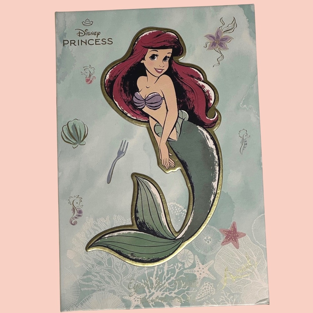 New Disney Princess Ariel Little Mermaid Eyeshadow Palette with mirror